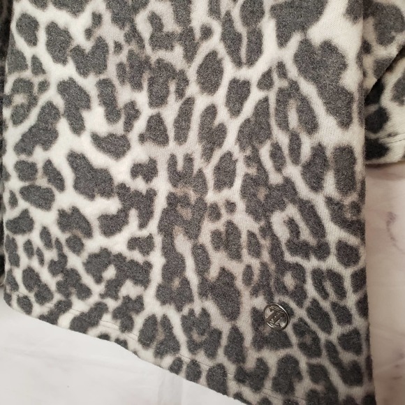 ADRIENNE VITTADINI leopard fleece pullover sweater 3X - Picture 2 of 9